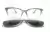 Óculos Clip-On Acetato Redondo Rosa Transparente 6567 Citrine
