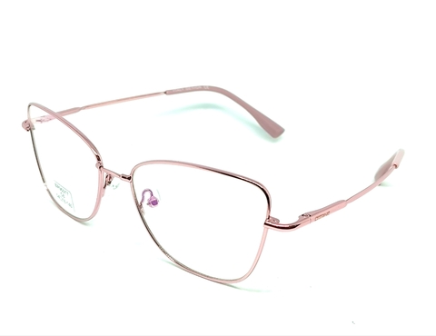 Óculos de Grau Feminino Gatinho Rosa Titânio BR96017 - comprar online