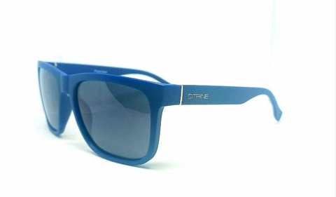 Óculos de Sol Retangular Azul Masculino Citrine HP224171 Polarizado