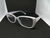 Óculos de Grau Feminino Branco Retangular Acetato Adulto - comprar online