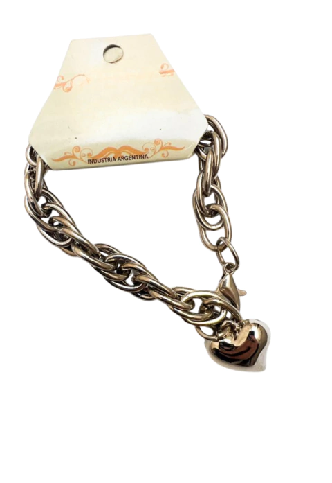 PULSERA DE CADENA CORAZÓN MINIATURA - comprar online