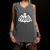 Regata morcego caveira chumbo (unisex) TV Kills - comprar online