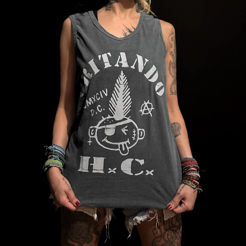 Regata chumbo estonada Gritando HC Logo Clássico (unisex) Collab TV Kills