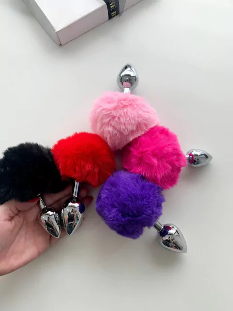 PLUG ANAL POMPOM - TAMANHO P