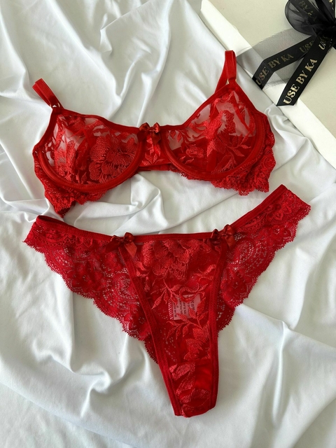 CONJUNTO PRISCILA - VERMELHO - comprar online