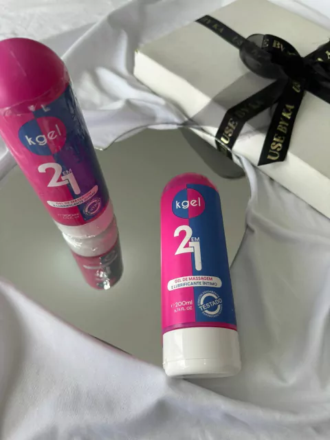 LUBRIFICANTE ÍNTIMO 2 EM 1 - BASE DE ÁGUA