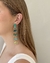 Brinco Alga banhado a ouro 18k - comprar online
