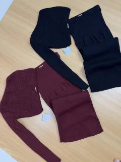CONJUNTO TRICOT C/ MANGA (2385) - DonaDelas Store