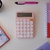 Calculadora Escritorio Rosa Style | DELI EM124