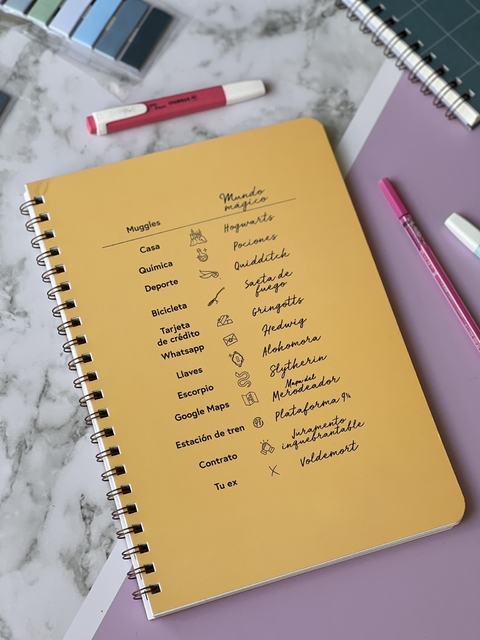 Cuaderno A4 Rayado Mundo Magico - Fera