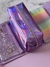 Cartuchera Maleta Box Espejada Lila Holografica - Amor & Purpurina - tienda online