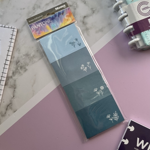 Blocks X4 De Notas Adhesivas Pantone 50hjs 50x74mm - MemoFix 902