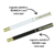 Pack X2 Lapicera Metálica Colores Lisos 1.0 Mm | BRW - comprar online