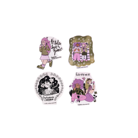 Stickers x 4 ENRULULA