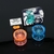 Kit Intermediário Yoyo de Rolamento K2 Cristal + Yoyo de eixo fixo + Luva + 5 Cordas