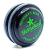 Imagem do Yoyo Heineken Premium Profissional de eixo Fixo (ioio,yo-yo) (Tampa Black Letra VERDE)