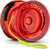 Imagem do Kit Intermediário Yoyo de Rolamento K2 Cristal + Yoyo de eixo fixo + Luva + 5 Cordas