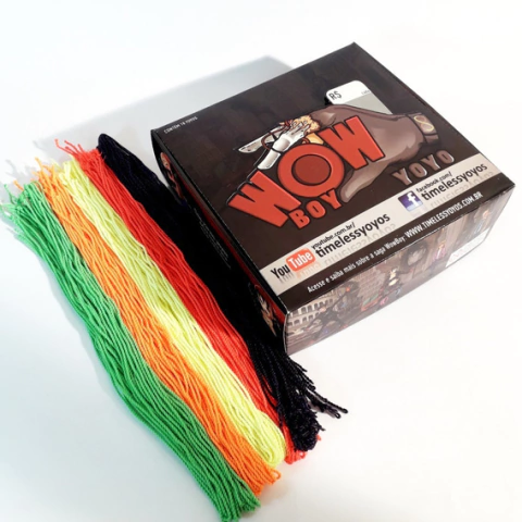 Caixa Com 18 Yoyos (ioiô) Timeless Wow Eixo Fixo + 30 Cordas