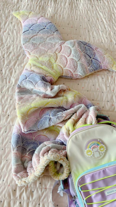 MANTA POLAR SIRENA GLOW - (Rosa) - comprar online