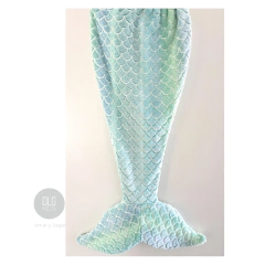 MANTA POLAR SIRENA GLOW - (Verde agua) - comprar online