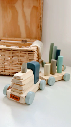 Imagen de TREN DE PALITOS - Celeste