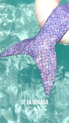 Conjunto Sirena (Cola + Top + Bombi) Lila - tienda online