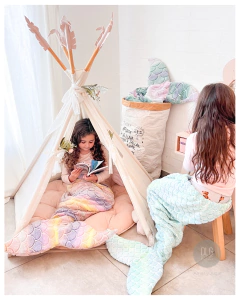 MANTA POLAR SIRENA GLOW - (Rosa) - comprar online