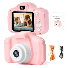 CAMARA DIGITAL PARA NIÑOS CK32 ROSA (GENÉRICA)