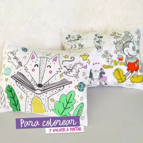 Almohadón para colorear