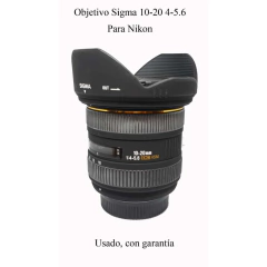 Lente SIGMA 10-20 4-5.6 DC HSM Nikon