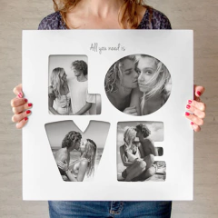 Collage LOVE 60x60 - comprar online