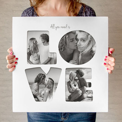 Collage LOVE 60x60 - comprar online