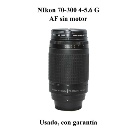 Lente Nikkor 70-300mm F 4-5.6 G
