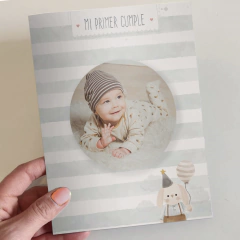 Mini Libro Premium 15x20 - 3 Hojas Bebé