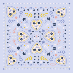 Pañuelo Vincenza lila - comprar online