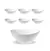 Ensaladera Bowl Ovalada Vidrio Opalino - Bazar Shop