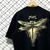 Imagem do Camiseta Oversized Blunt Preta “Dragonfly” Tecido Premium Pesado