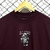 Camiseta Oversized Blunt Vinho “Smurf” Tecido Premium Pesado - loja online