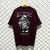 Camiseta Oversized Blunt Vinho “Smurf” Tecido Premium Pesado