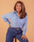 Camisa Sofia Azul Celeste - comprar online