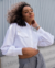 Camisa Sofia Cropped - Off White
