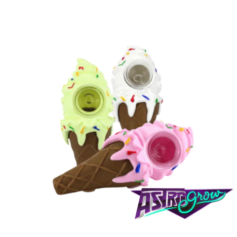 Pipa de Silicona Rosa Ice Cream