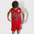 Conjunto Infantil Bulls vermelho