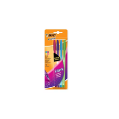 Bolígrafos de colores set x 4 BIC