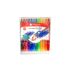CRAYONES X 12 COLORES GIRABLES