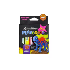 Plastilina Flúo x 6 barritas