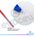 Imagen de 2 Lapicera Borrable Filgo Se Colores + 5 Repuestos Azules