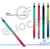 2 Lapicera Borrable Filgo Se Colores + 5 Repuestos Azules en internet