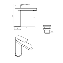GRIFO HIDROMET MONOCOMANDO RAPTOR Lavatorio de Apoyo en internet
