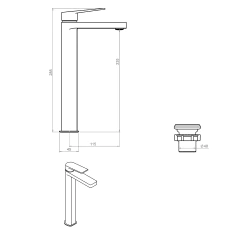 GRIFO HIDROMET MONOCOMANDO RAPTOR Lavatorio de Apoyo Alto en internet